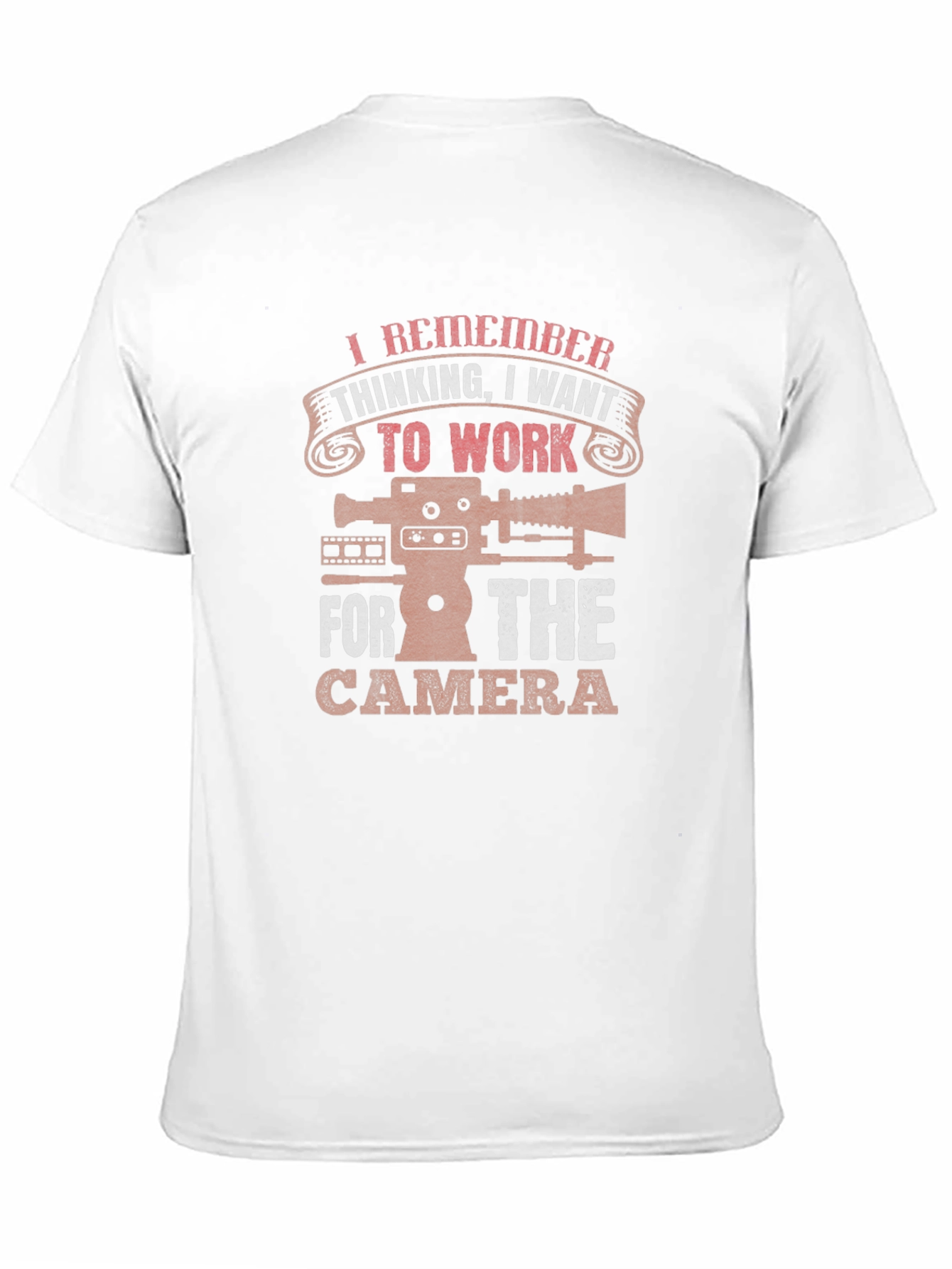 I Remember Thinking Camera T-Shirt