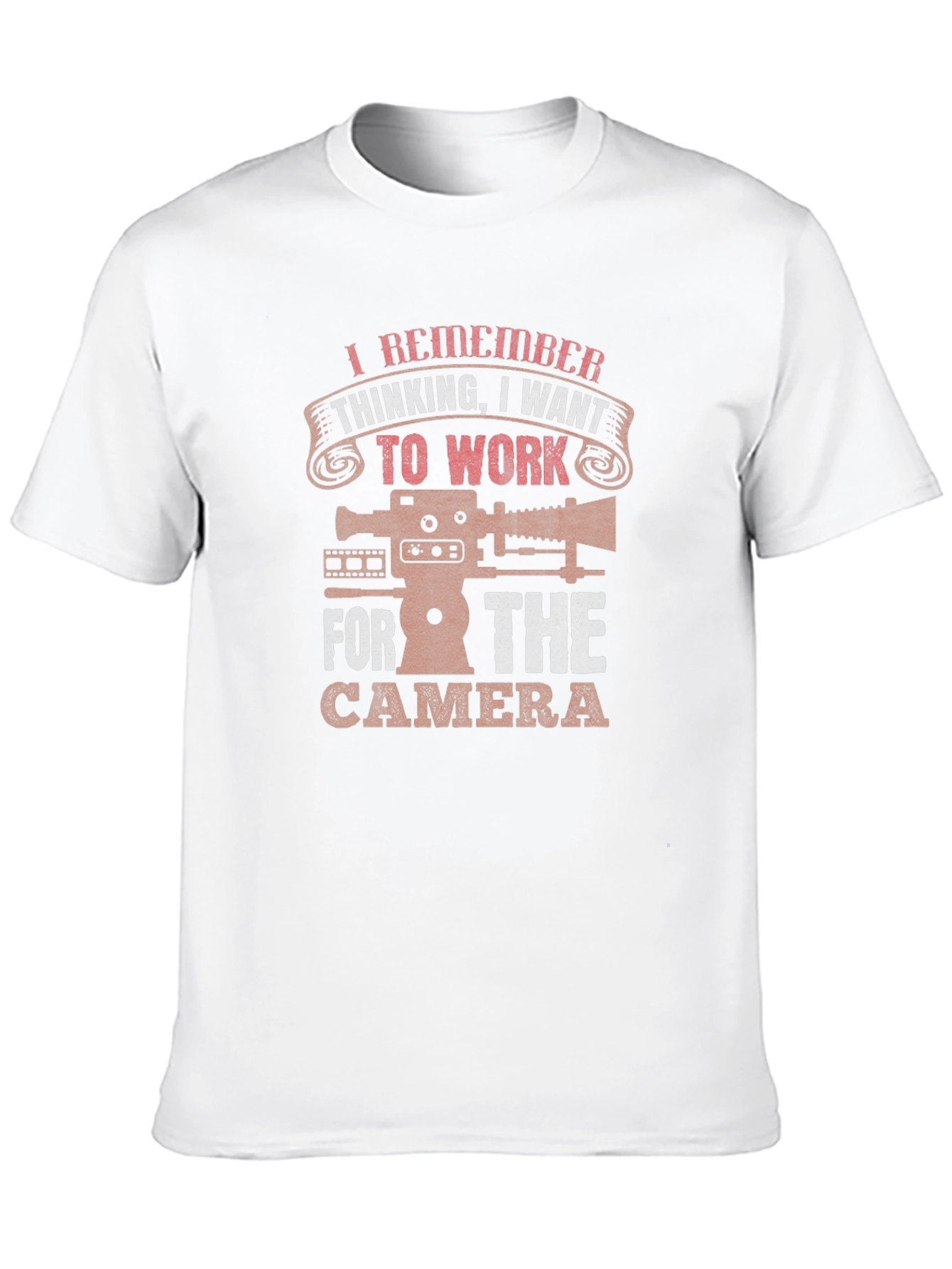 I Remember Thinking Camera T-Shirt