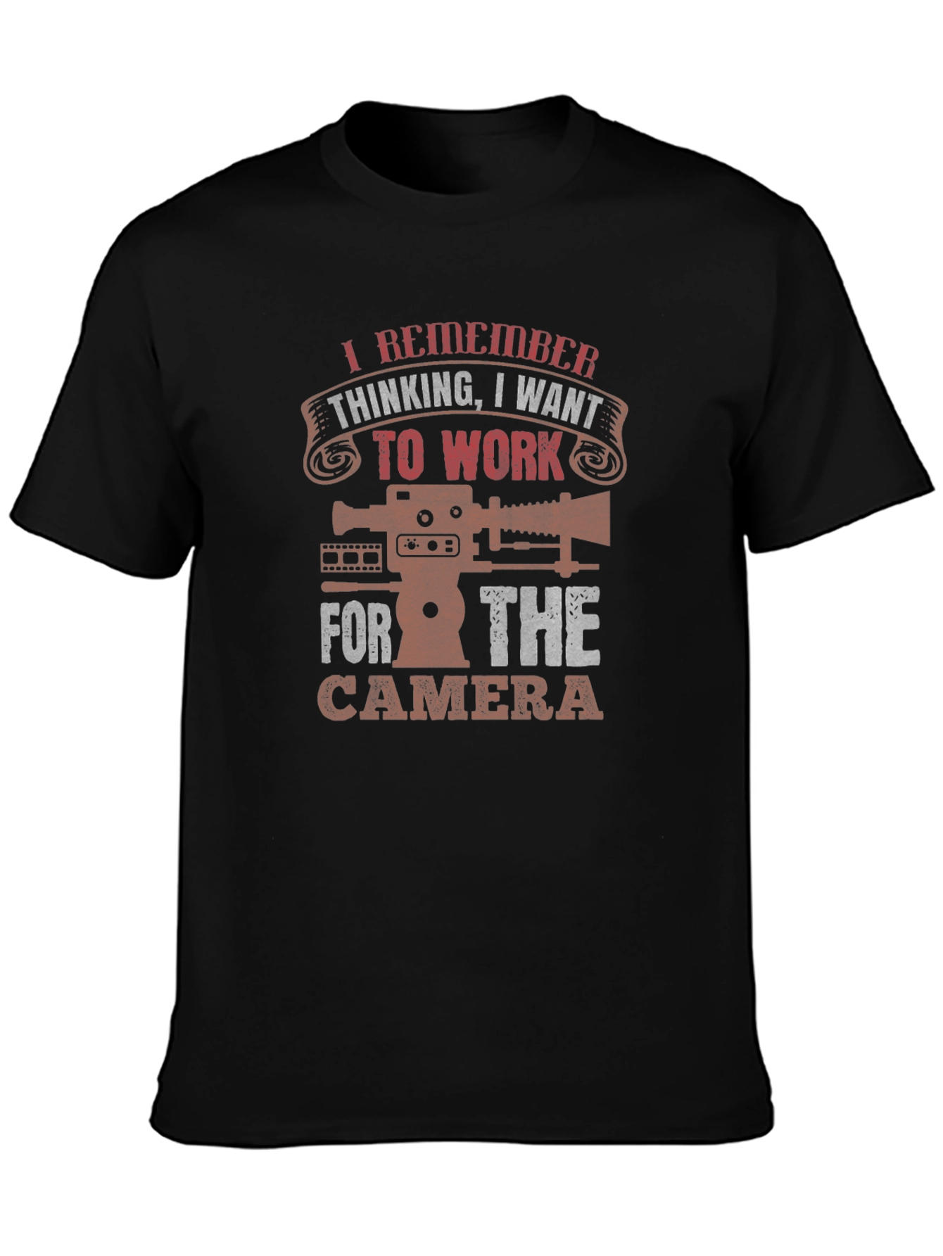 I Remember Thinking Camera T-Shirt