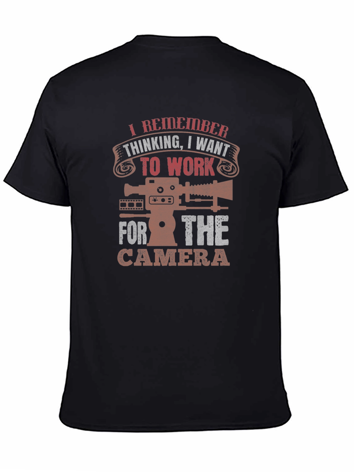 I Remember Thinking Camera T-Shirt