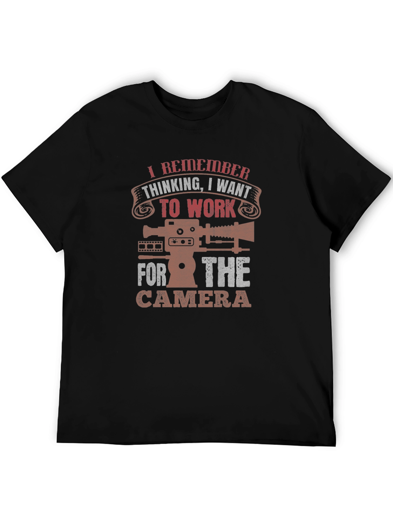 I Remember Thinking Camera T-Shirt