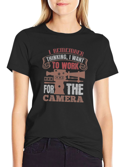I Remember Thinking Camera T-Shirt