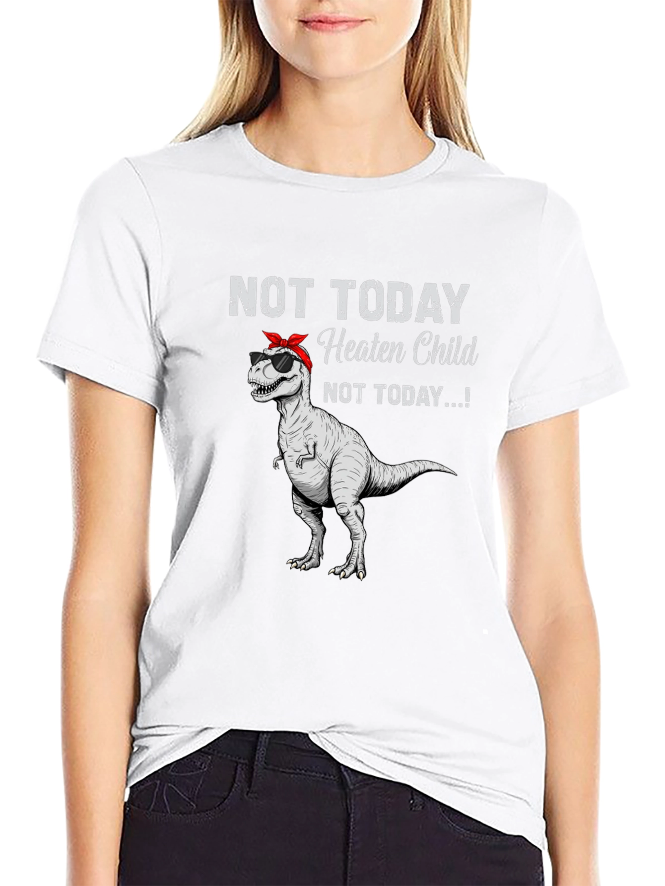 Not Today Heaten Child Graphic T-Shirt