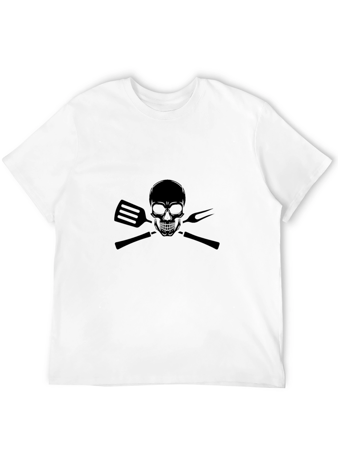 Skull BBQ Master T-Shirt - Grill Time!