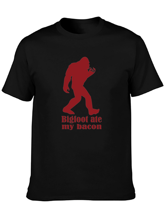 Bigfoot Ate My Bacon Graphic Tee