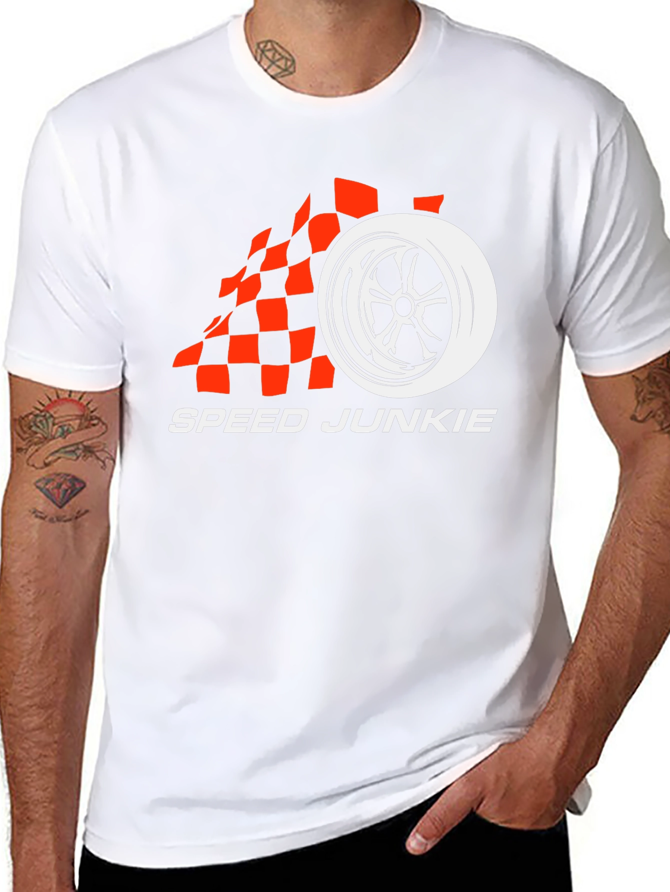 Speed Junkie Graphic Tee - Black