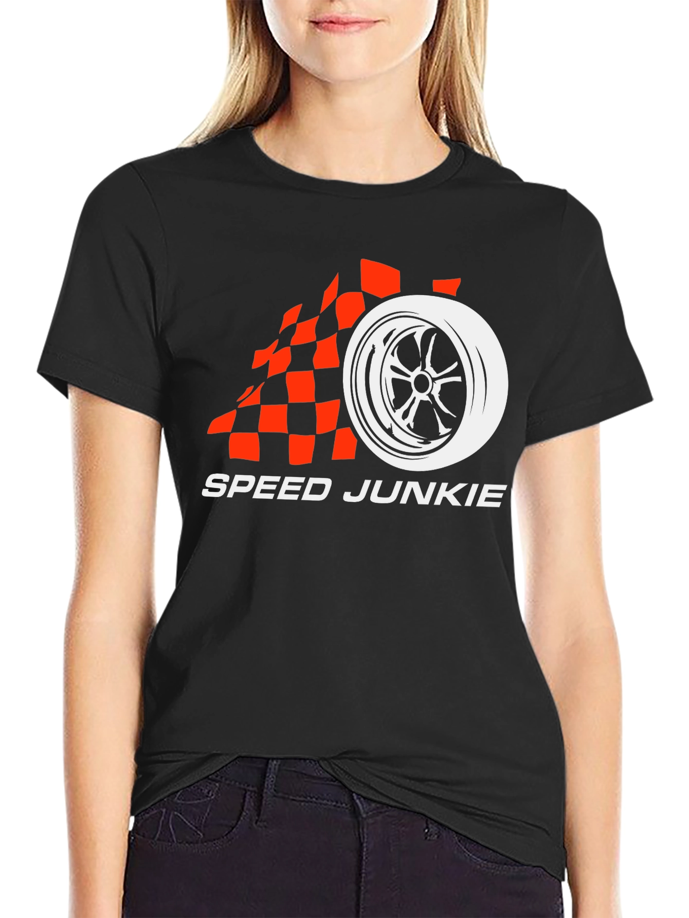 Speed Junkie Graphic Tee - Black