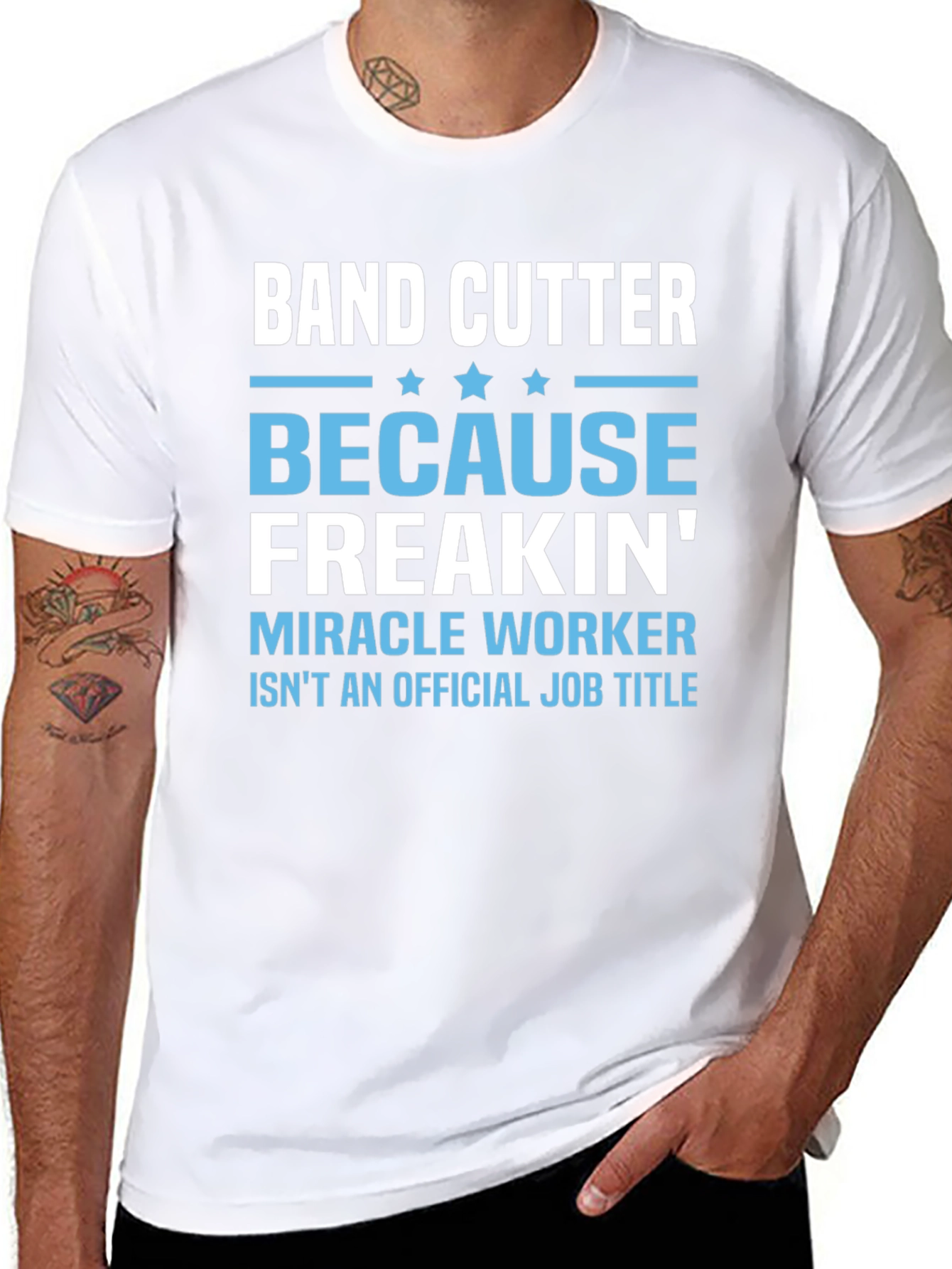 Band Cutter Funny Job Title T-Shirt