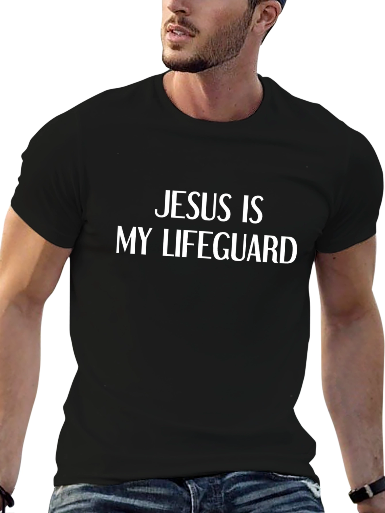 Jesus Is My Lifeguard T-Shirt - Christian Faith Tee