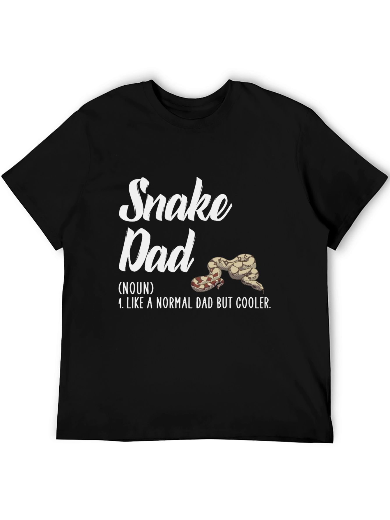 Snake Dad T-Shirt: Cool Reptile Lover Tee