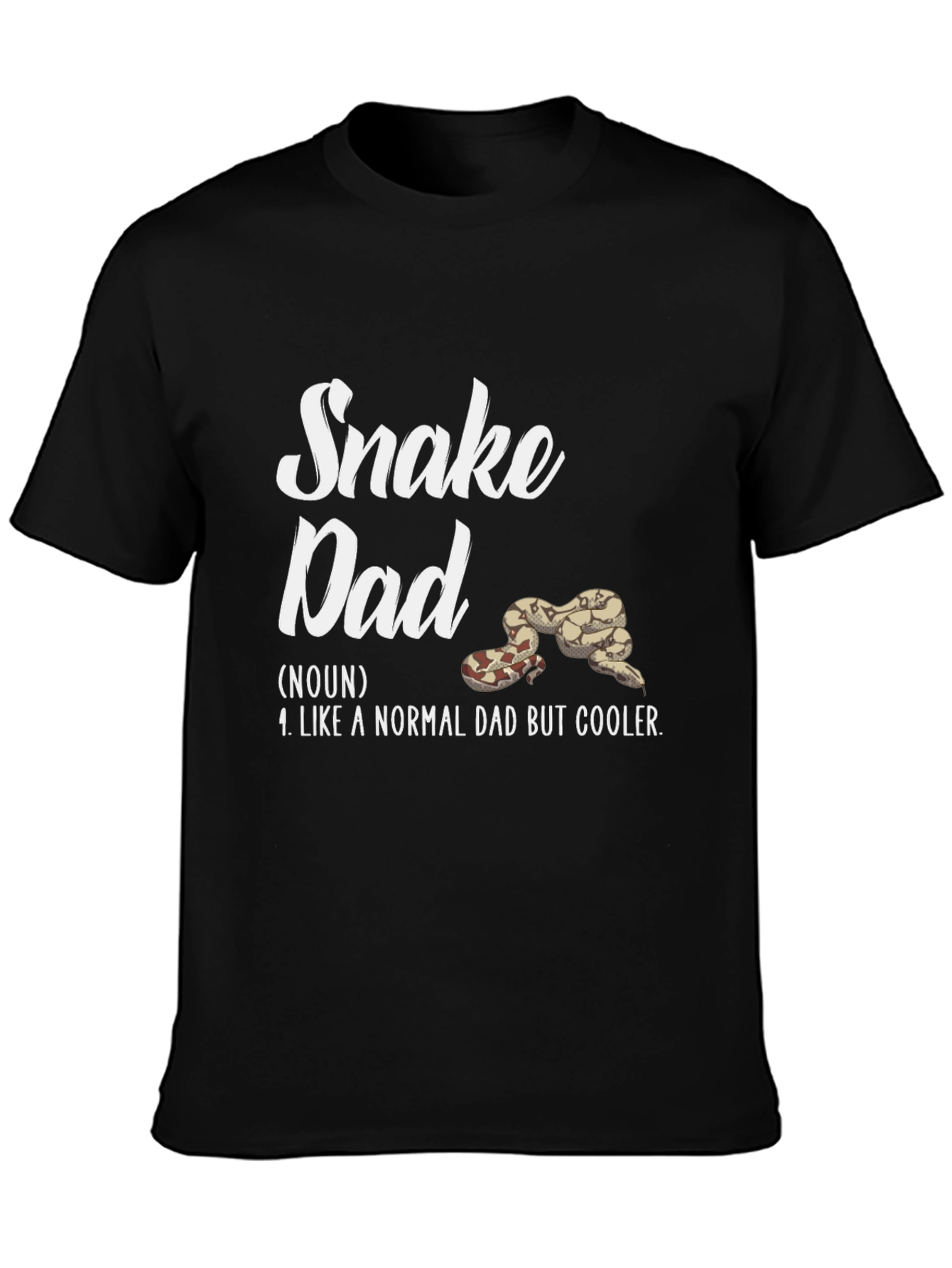 Snake Dad T-Shirt: Cool Reptile Lover Tee