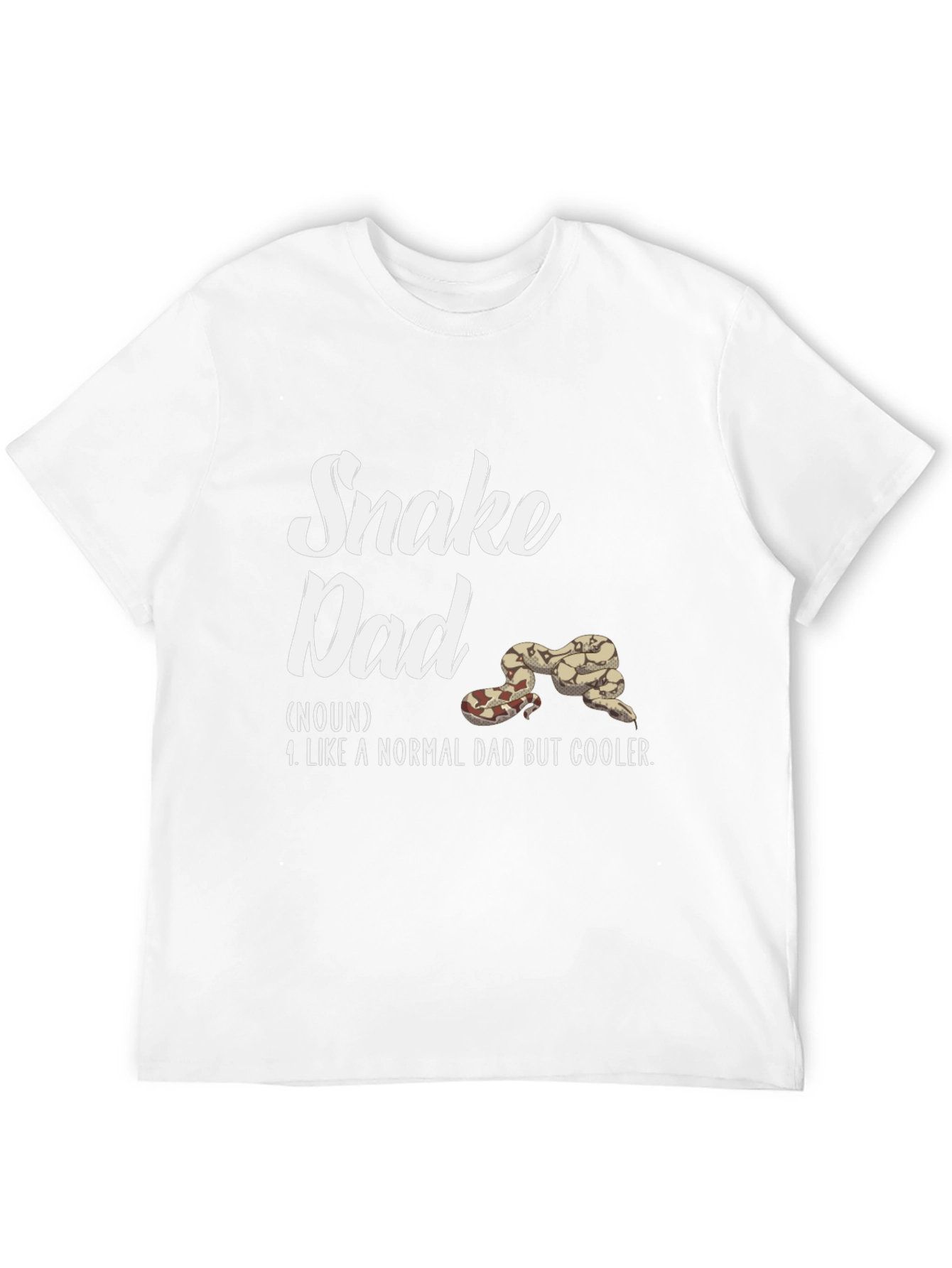 Snake Dad T-Shirt: Cool Reptile Lover Tee