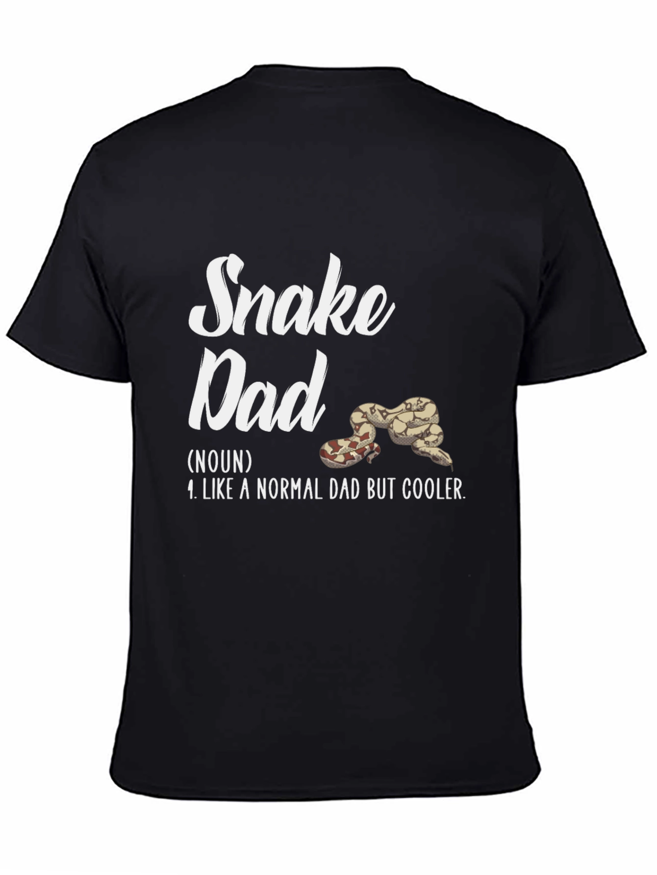 Snake Dad T-Shirt: Cool Reptile Lover Tee
