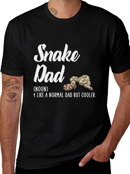 Snake Dad T-Shirt: Cool Reptile Lover Tee