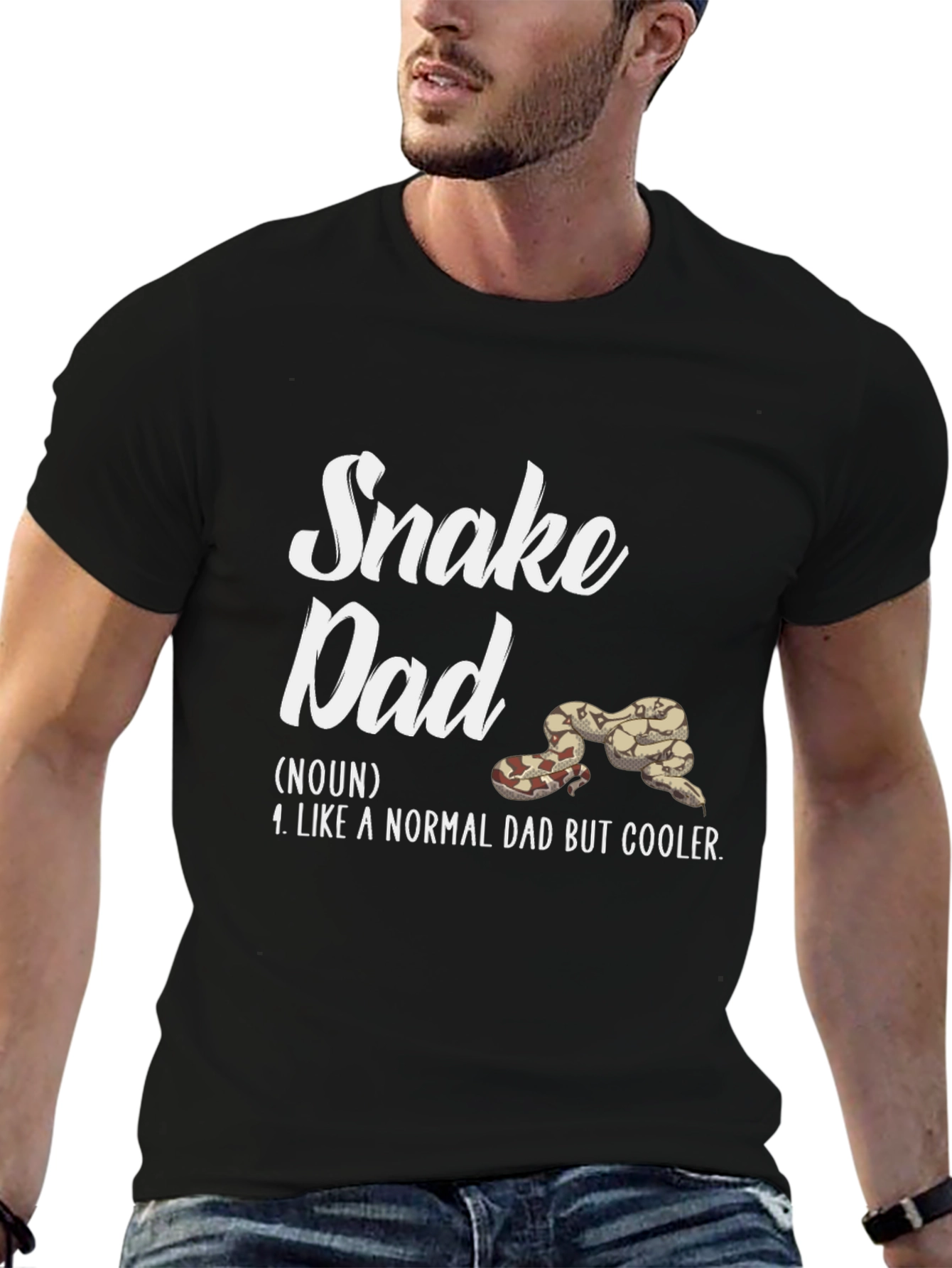 Snake Dad T-Shirt: Cool Reptile Lover Tee