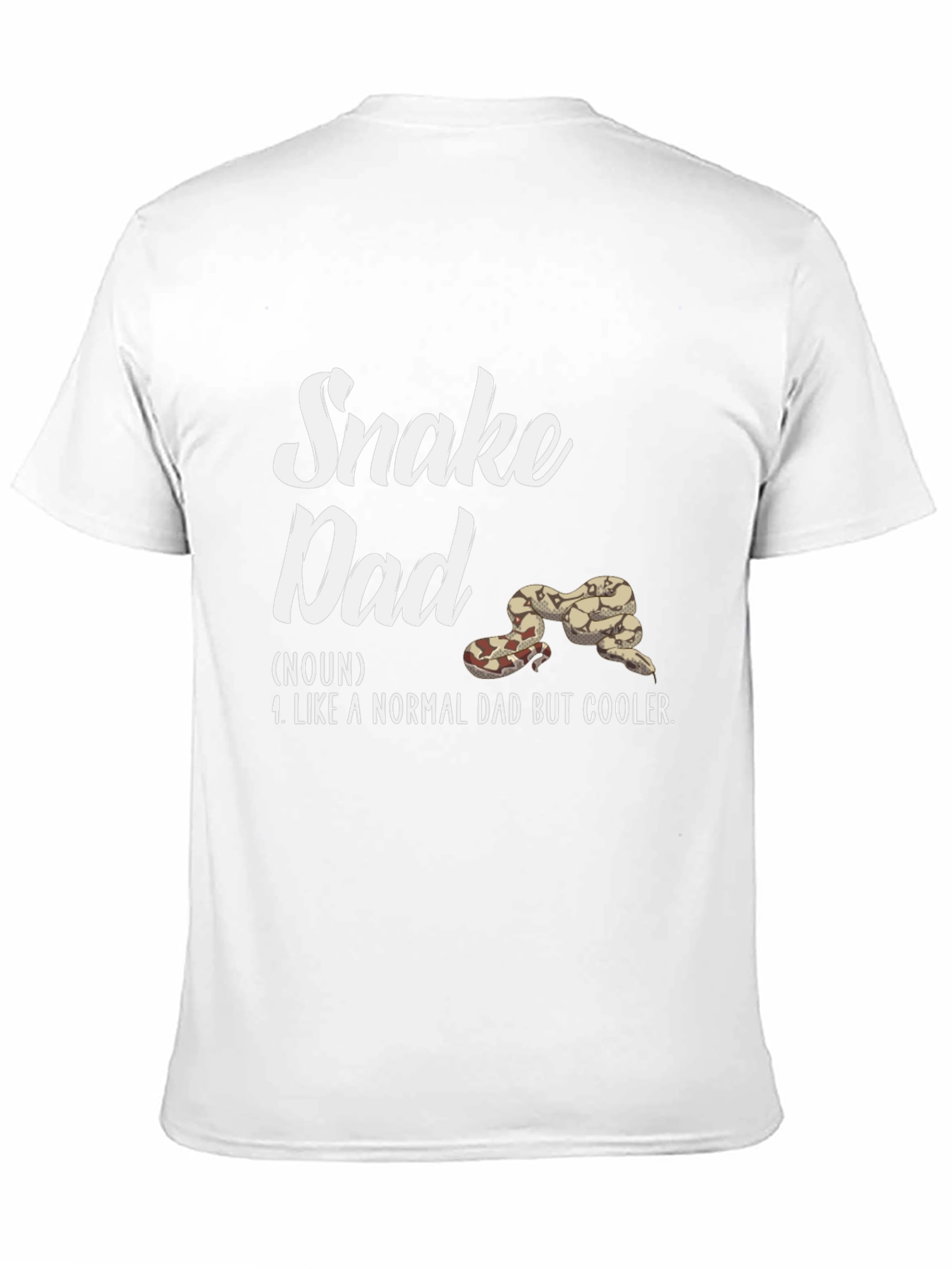 Snake Dad T-Shirt: Cool Reptile Lover Tee