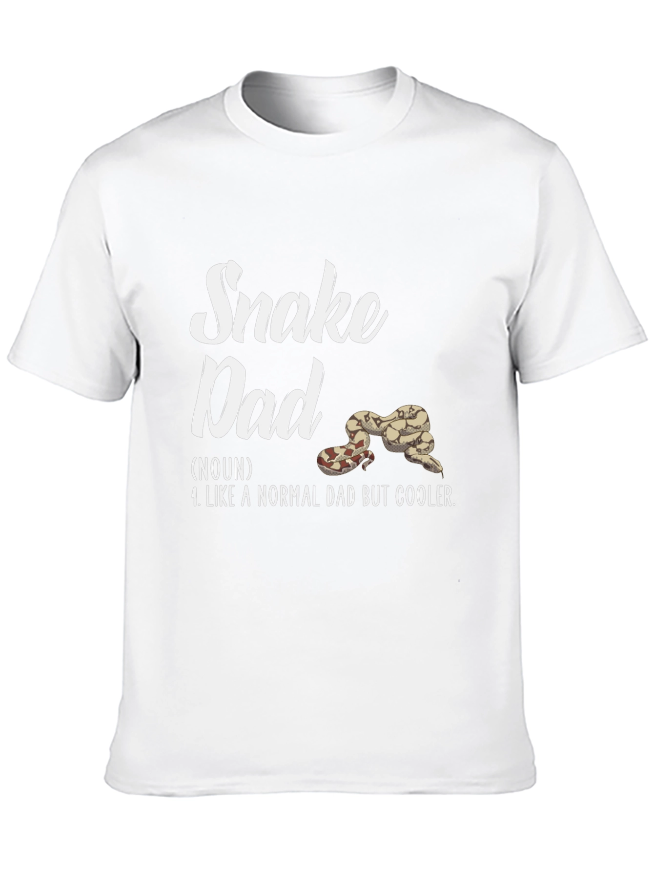 Snake Dad T-Shirt: Cool Reptile Lover Tee