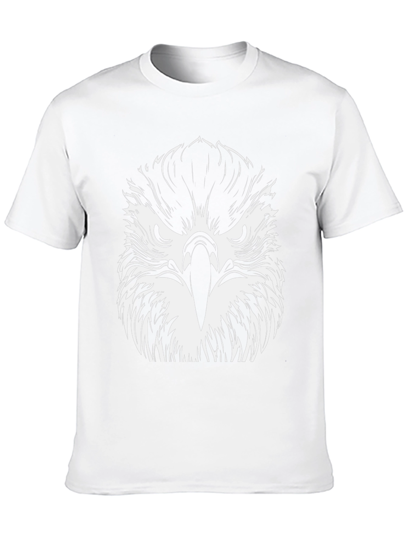 Eagle Graphic Tee - Bold Black Cotton T-Shirt