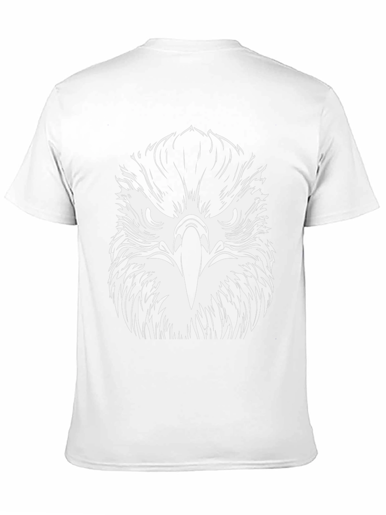 Eagle Graphic Tee - Bold Black Cotton T-Shirt