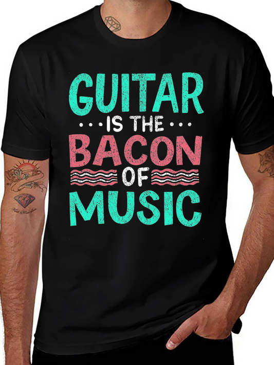 Guitar is the Bacon of Music Graphic Tee