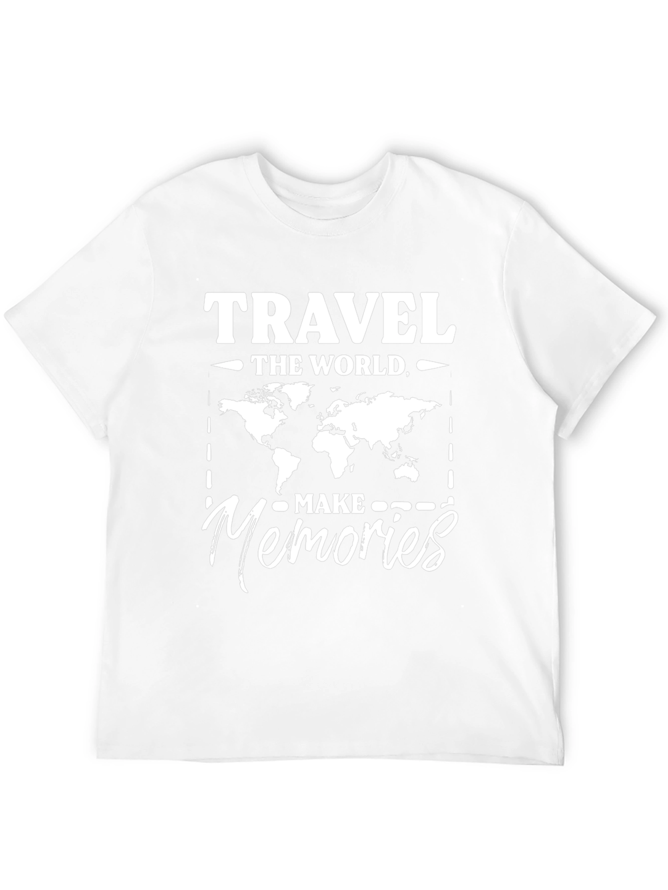 Travel The World Black Graphic T-Shirt