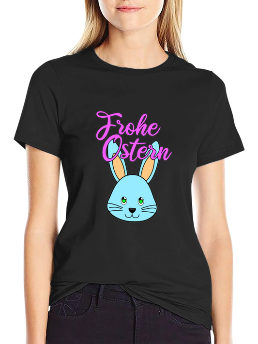 Frohe Ostern Bunny T-Shirt - Easter Rabbit Tee
