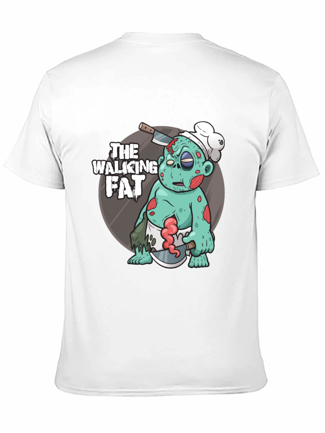 The Walking Fat Zombie Chef T-Shirt