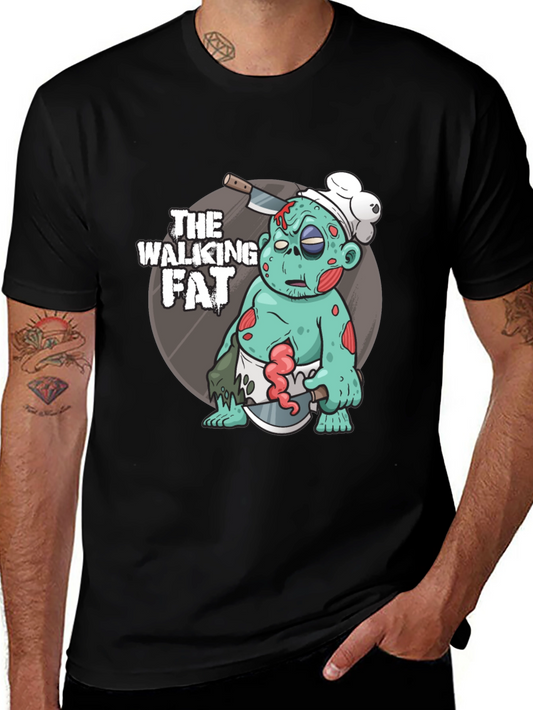 The Walking Fat Zombie Chef T-Shirt
