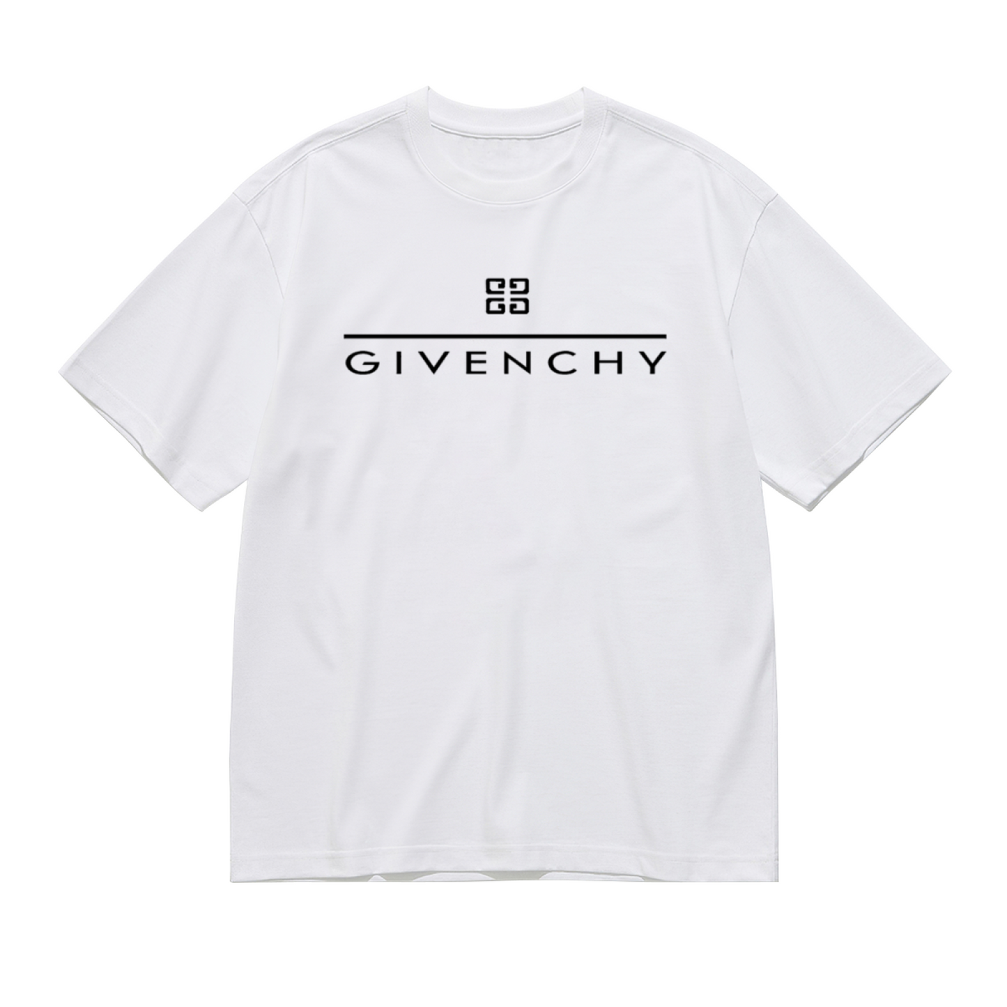 Unisex Classic 4G Square Logo GIVENCHY Letter Print Crew Neck T-Shirt Oversized Casual Basic Short Sleeve Tee Multiple Colors Available