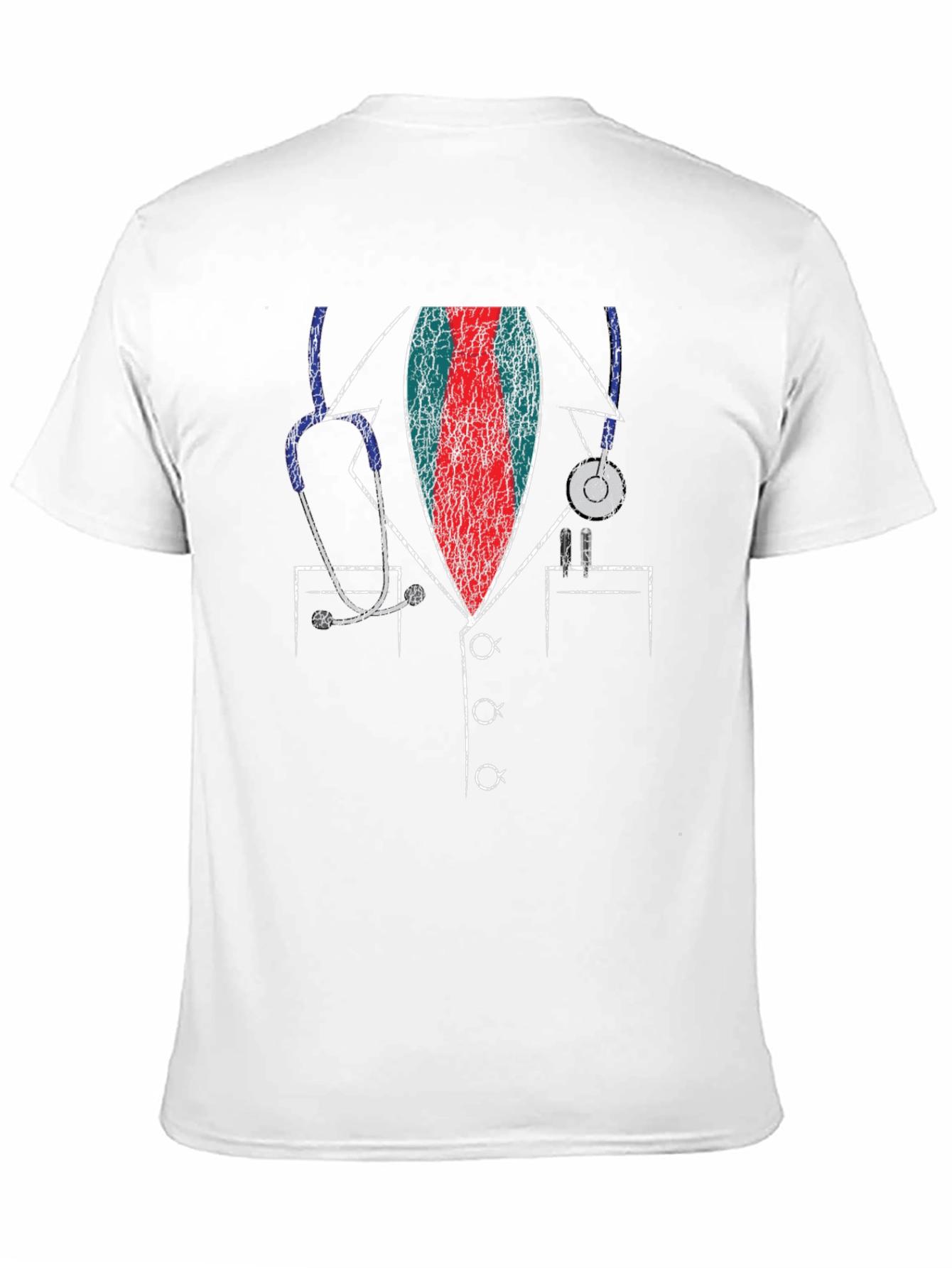 Doctor Lab Coat Stethoscope T-Shirt