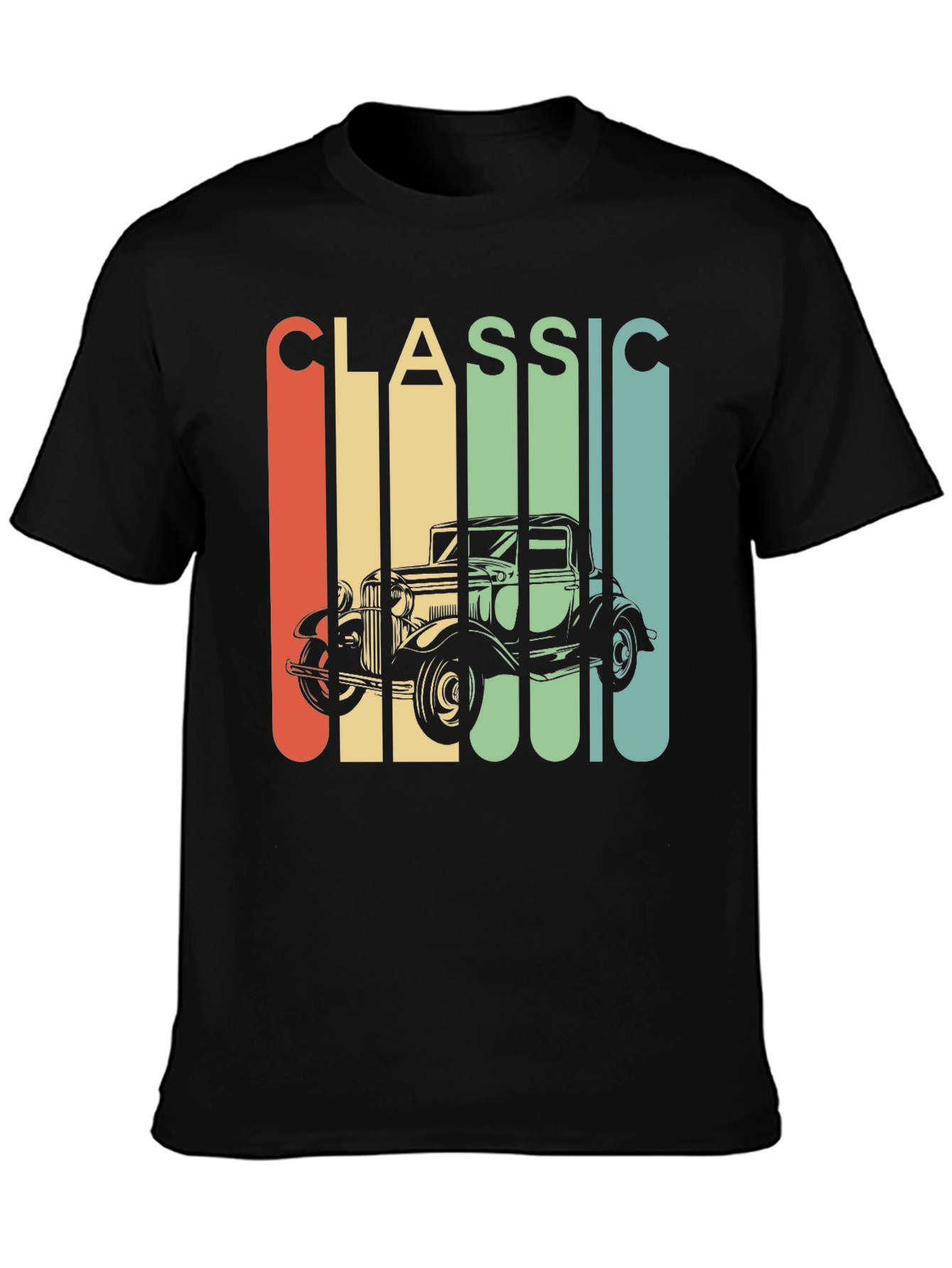 Classic Car Graphic T-Shirt - Retro Automotive Tee