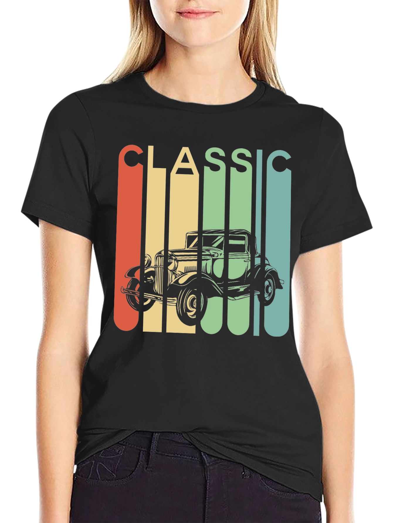 Classic Car Graphic T-Shirt - Retro Automotive Tee