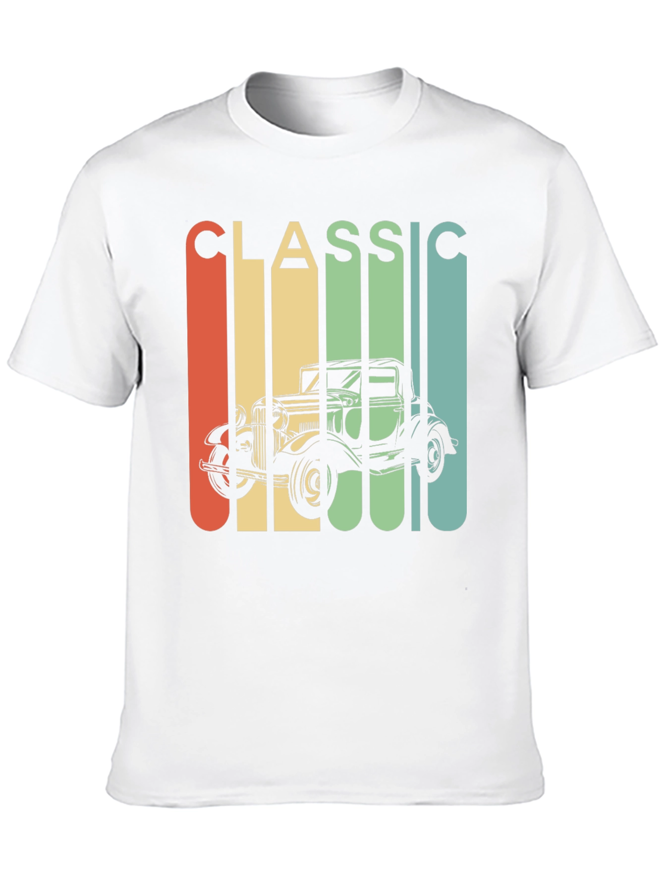 Classic Car Graphic T-Shirt - Retro Automotive Tee