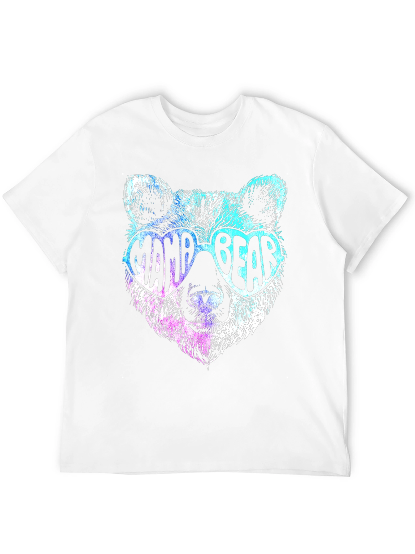 Mama Bear Graphic T-Shirt - Cool Bear with Sunglasses
