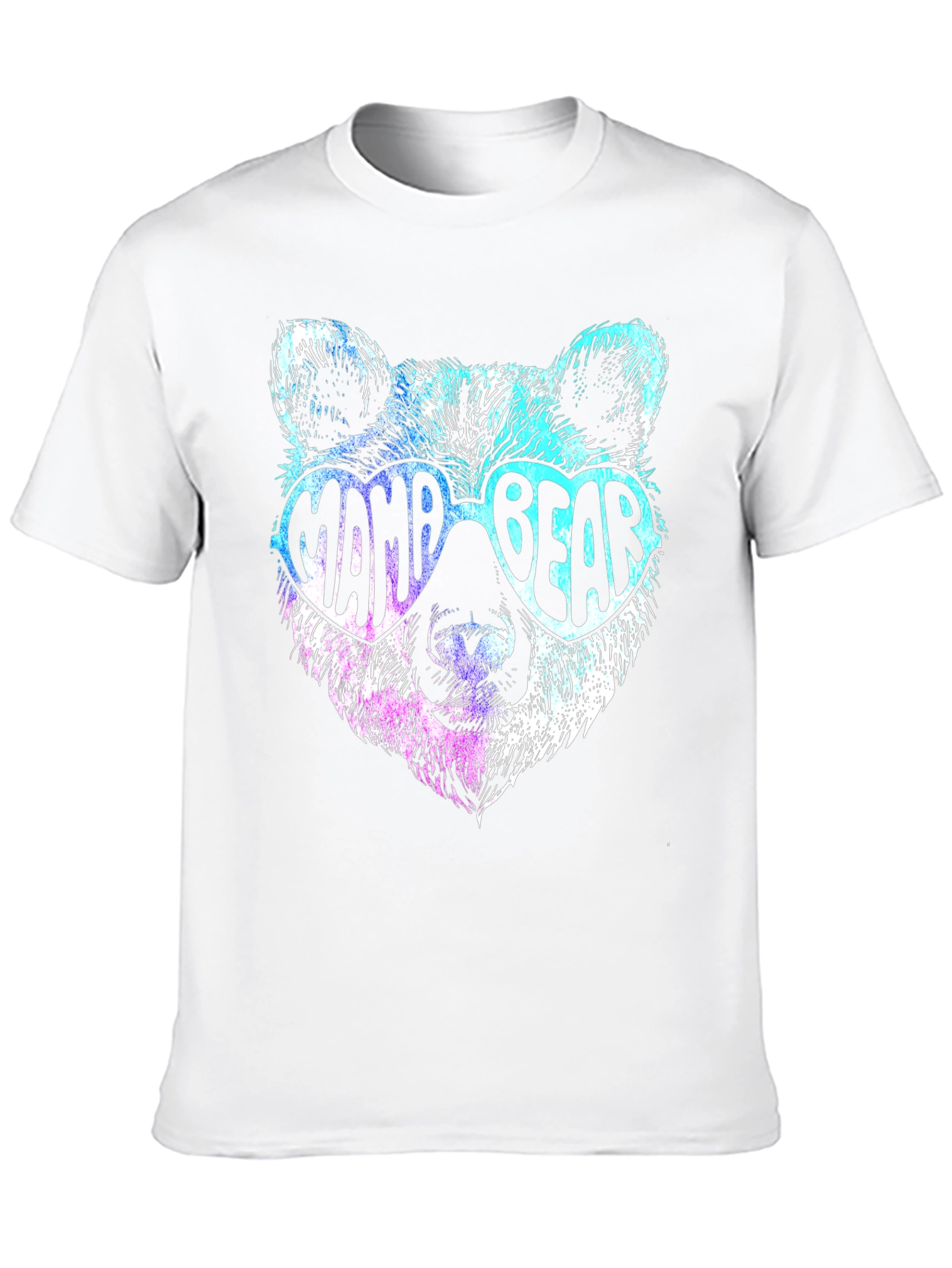 Mama Bear Graphic T-Shirt - Cool Bear with Sunglasses