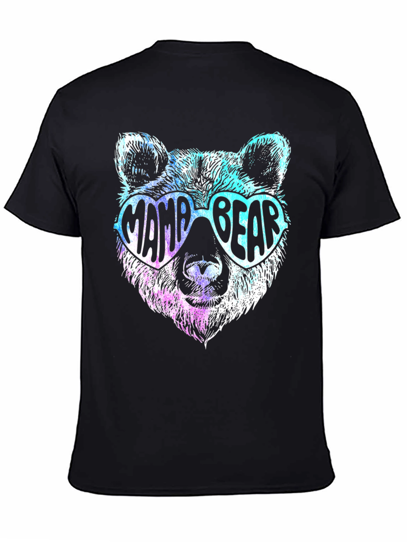 Mama Bear Graphic T-Shirt - Cool Bear with Sunglasses