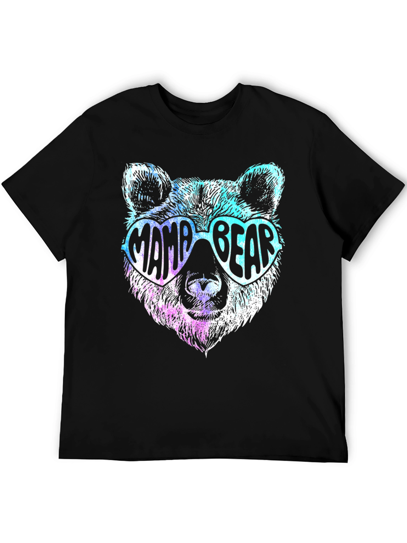 Mama Bear Graphic T-Shirt - Cool Bear with Sunglasses