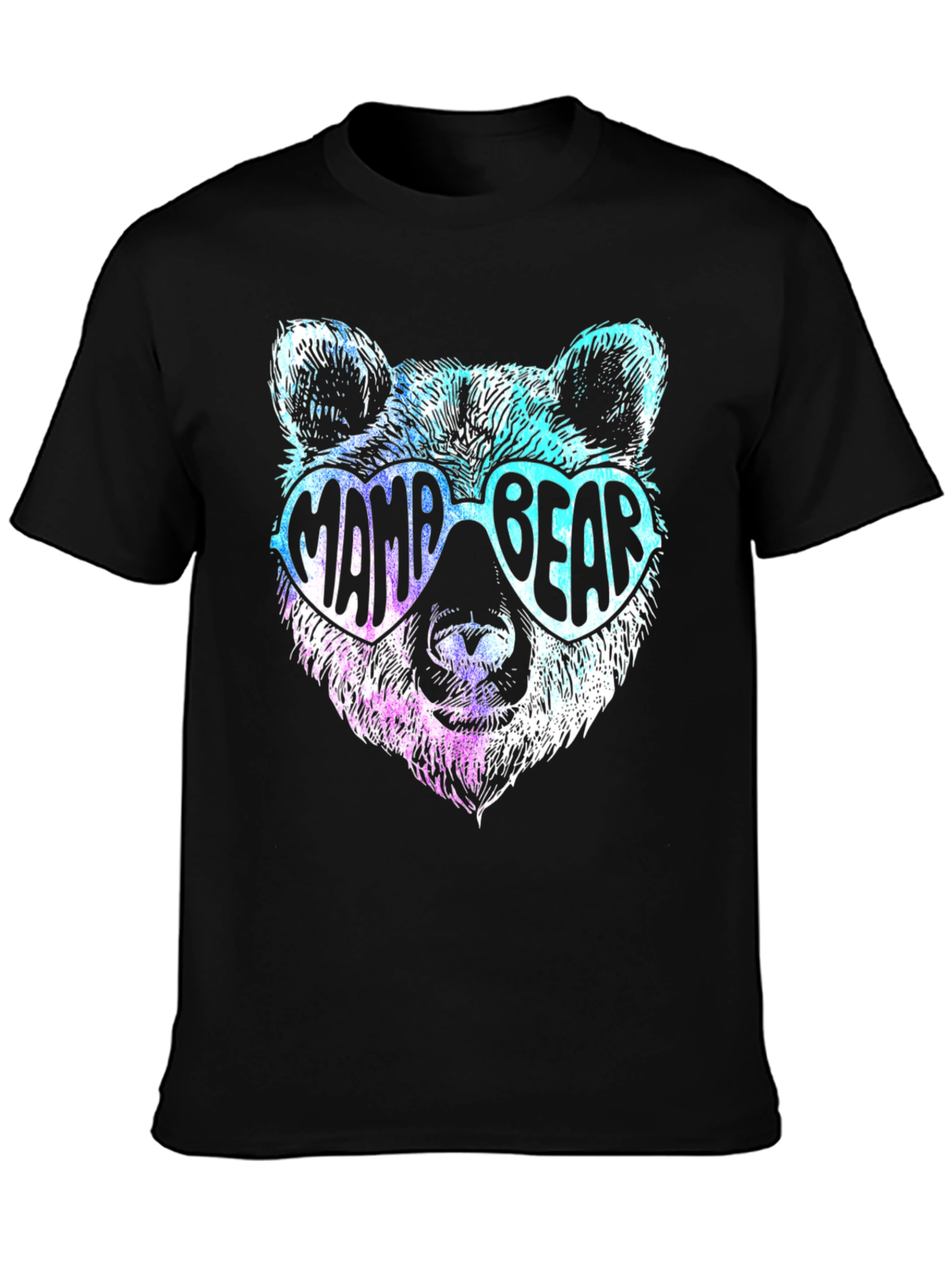 Mama Bear Graphic T-Shirt - Cool Bear with Sunglasses