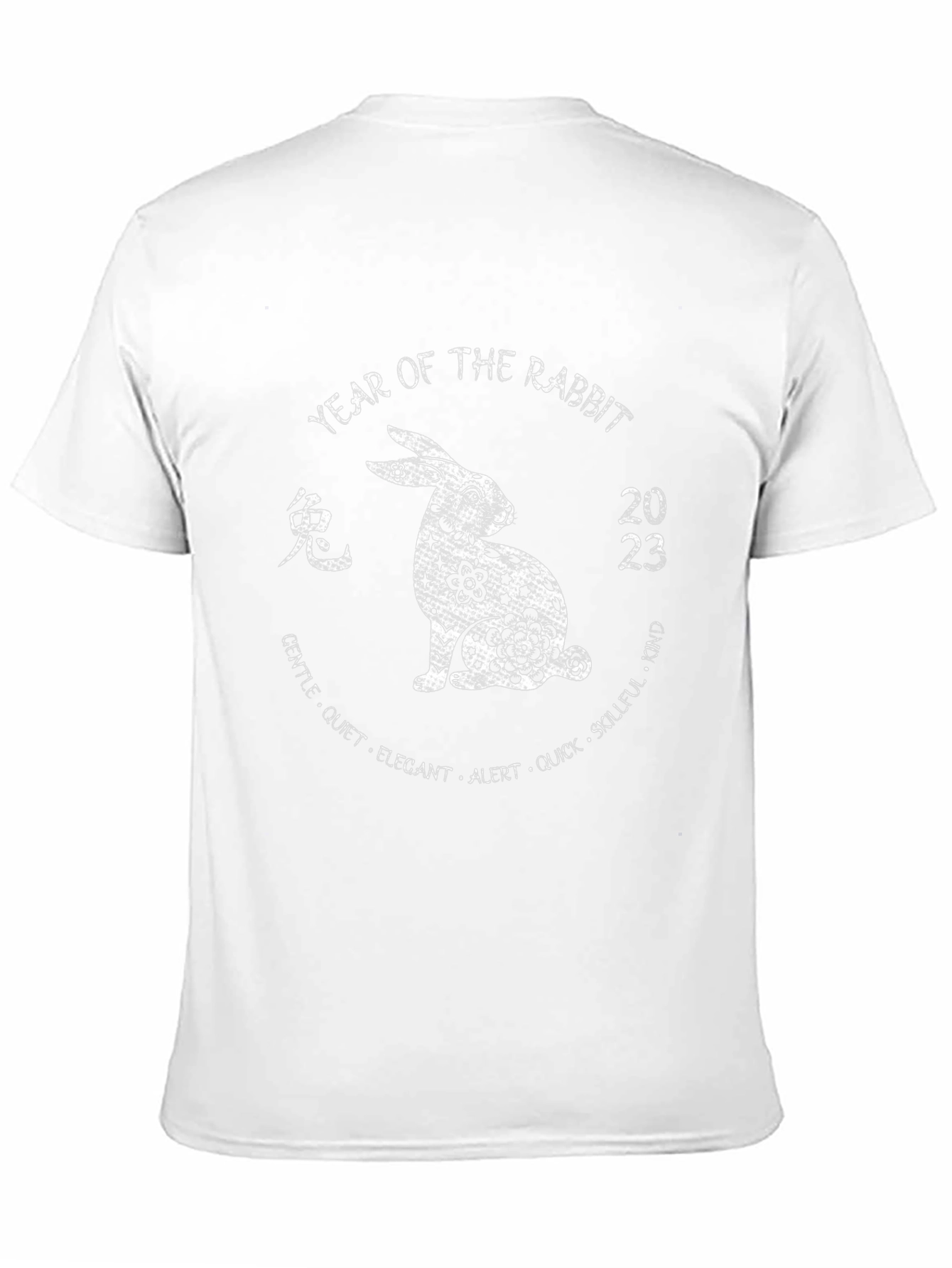 Year of the Rabbit 2023 Black Graphic Tee