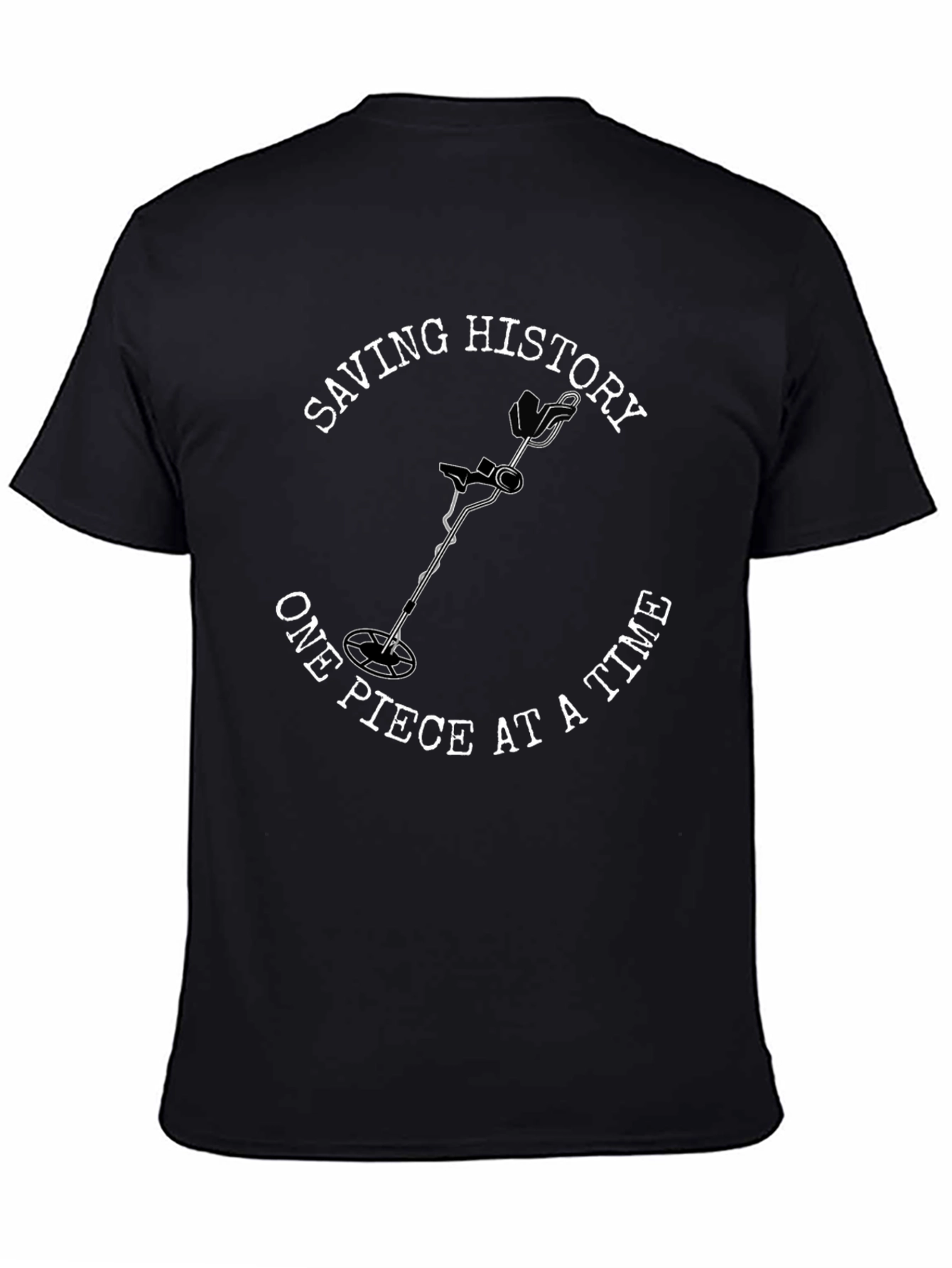 Saving History Metal Detecting Graphic T-Shirt