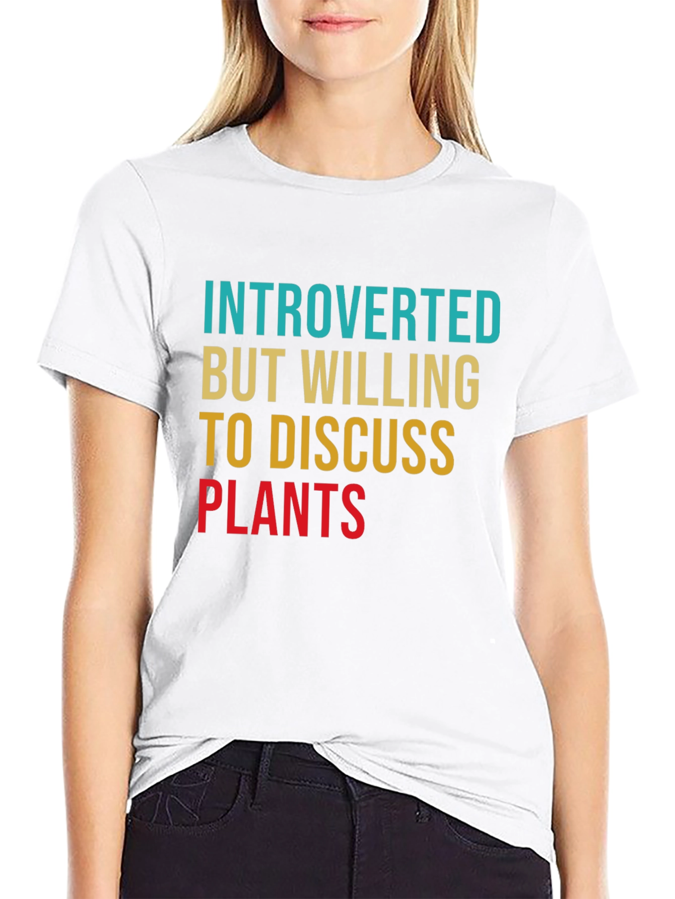 Introverted Plant Lover T-Shirt - Black