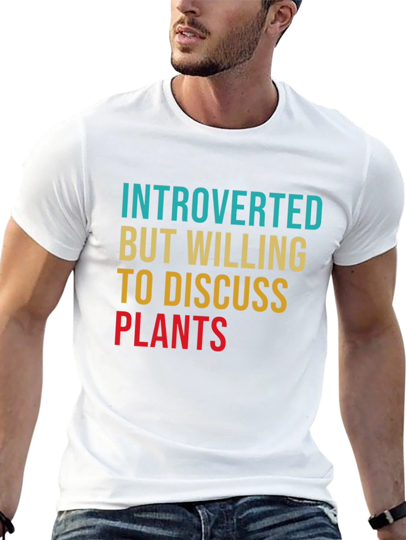 Introverted Plant Lover T-Shirt - Black