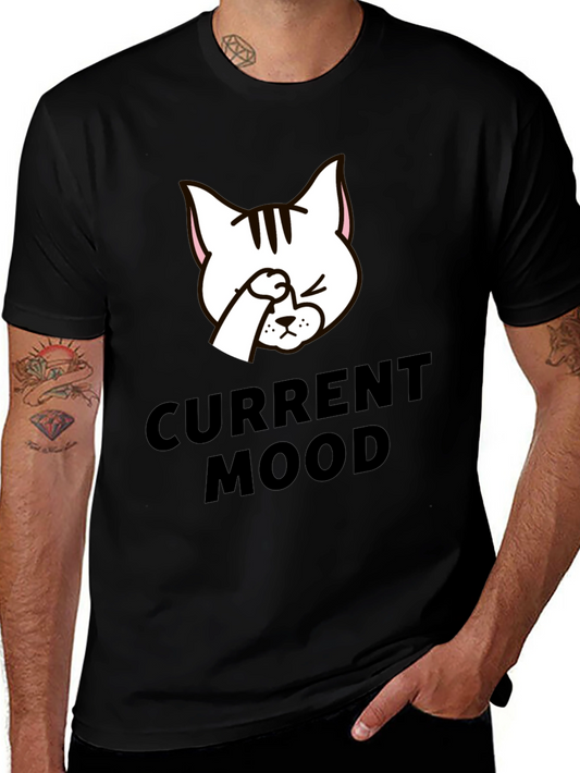 Current Mood Cat Graphic Tee