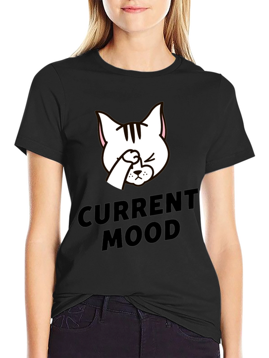 Current Mood Cat Graphic Tee