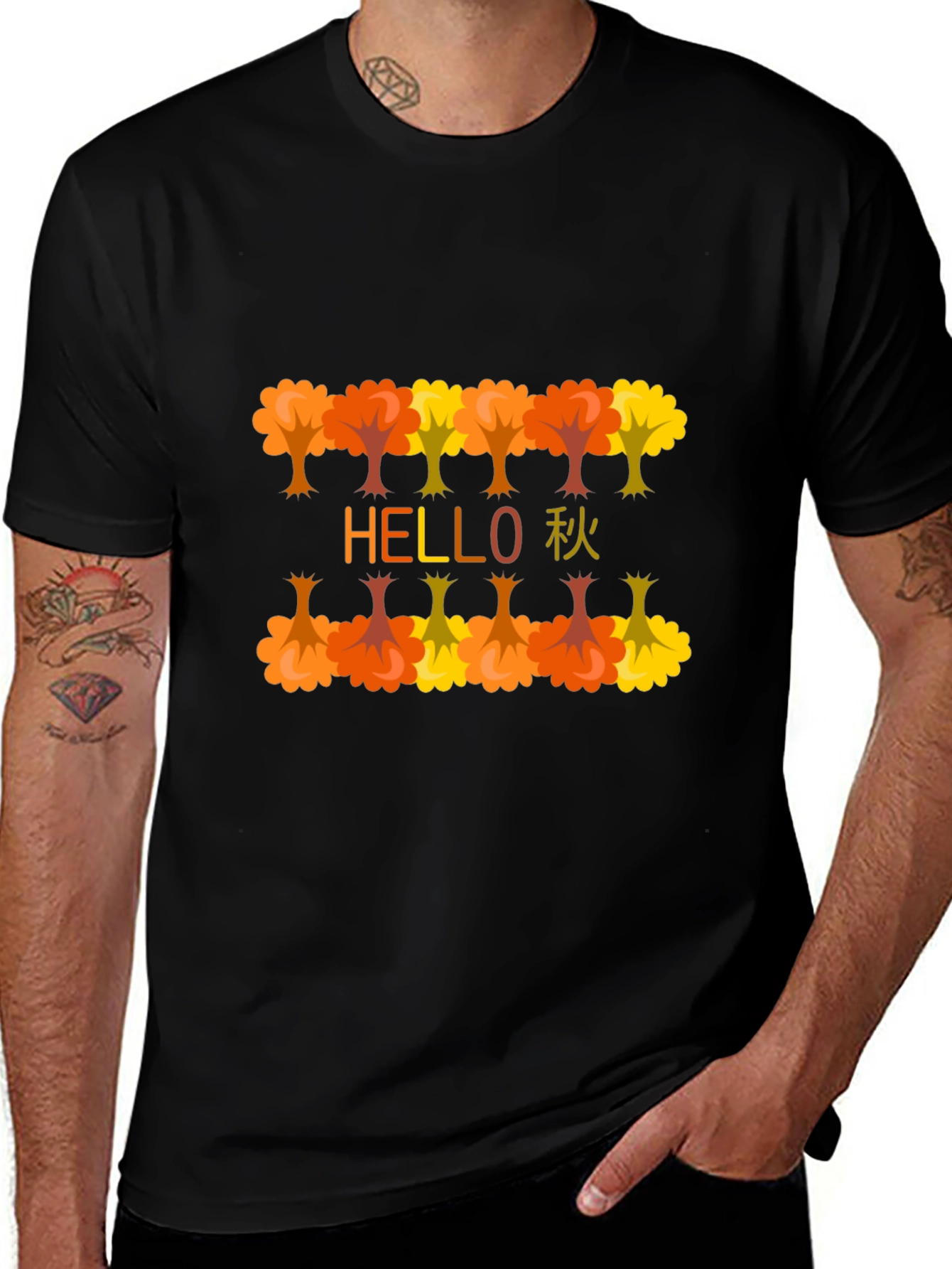 Hello Fall Autumn T-Shirt