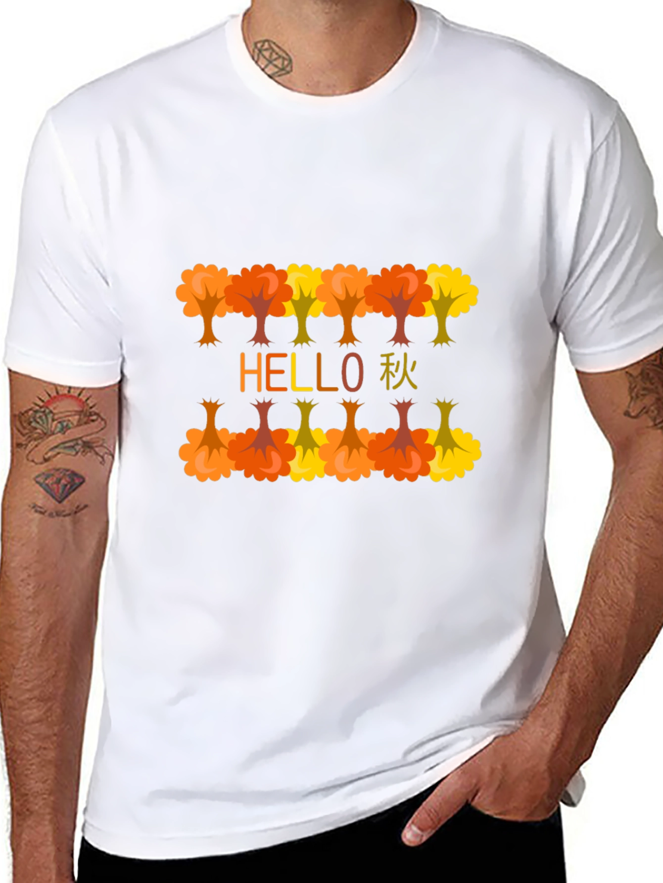 Hello Fall Autumn T-Shirt