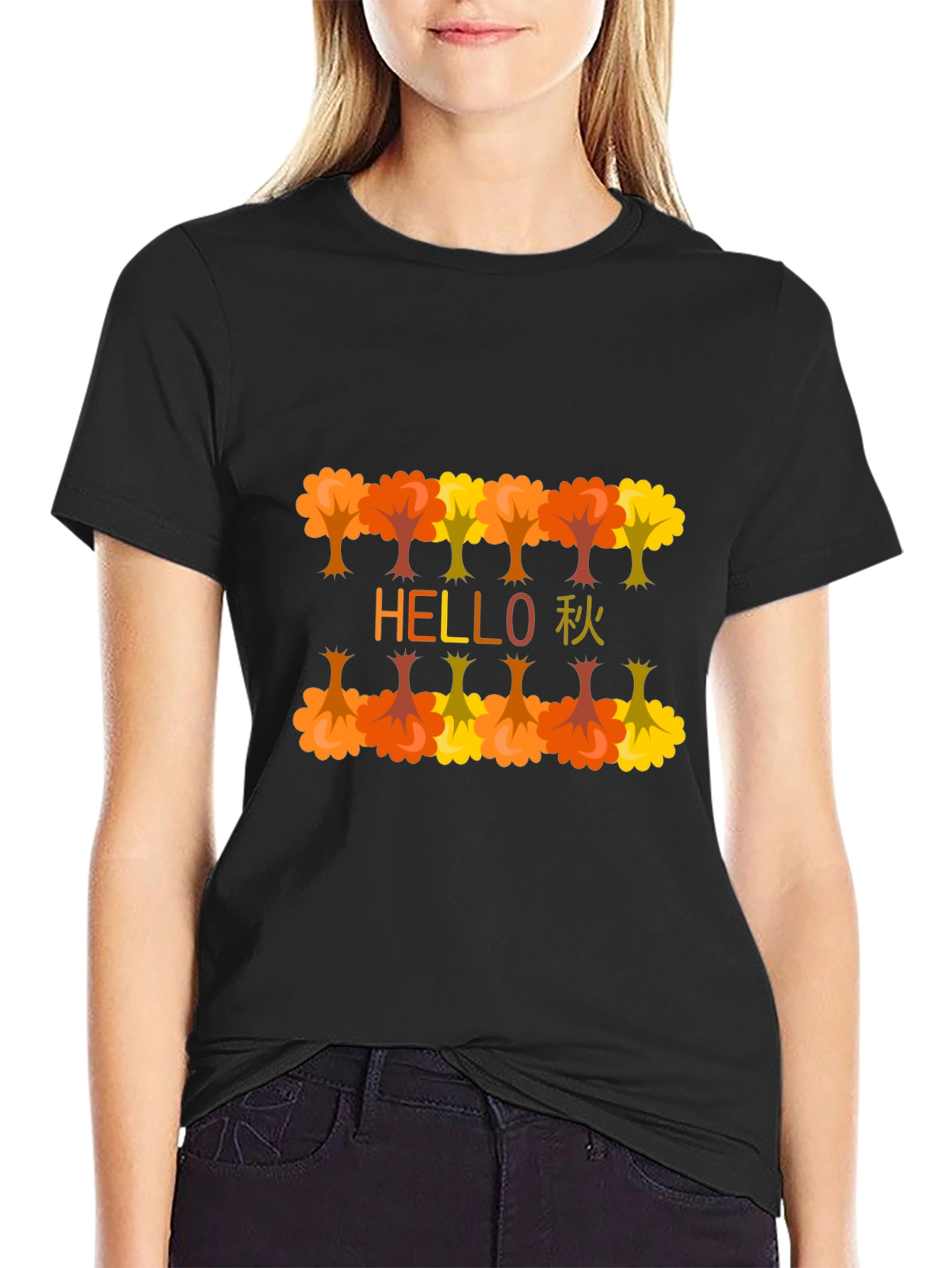 Hello Fall Autumn T-Shirt