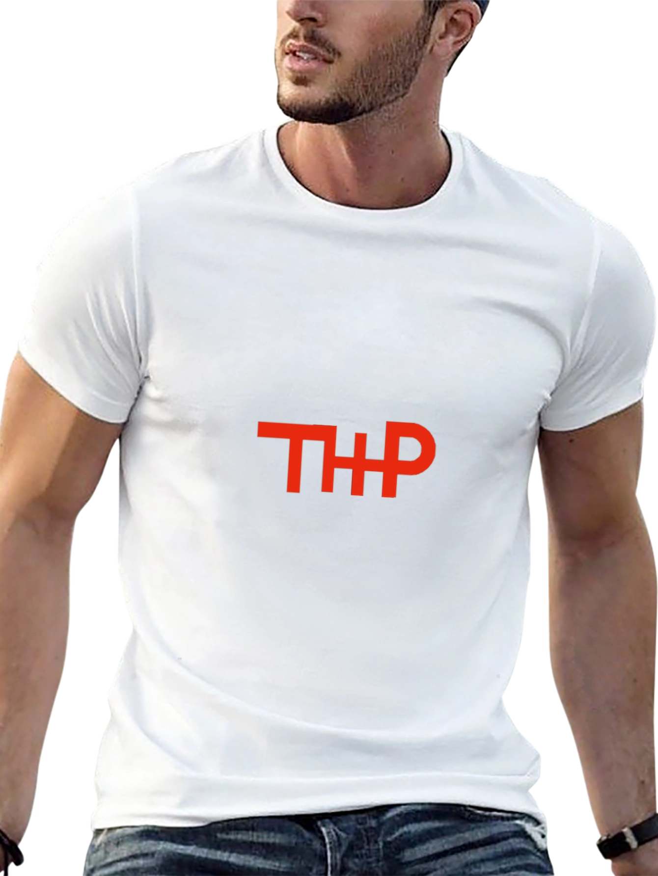 THP Graphic Tee - Stylish Black Cotton T-Shirt