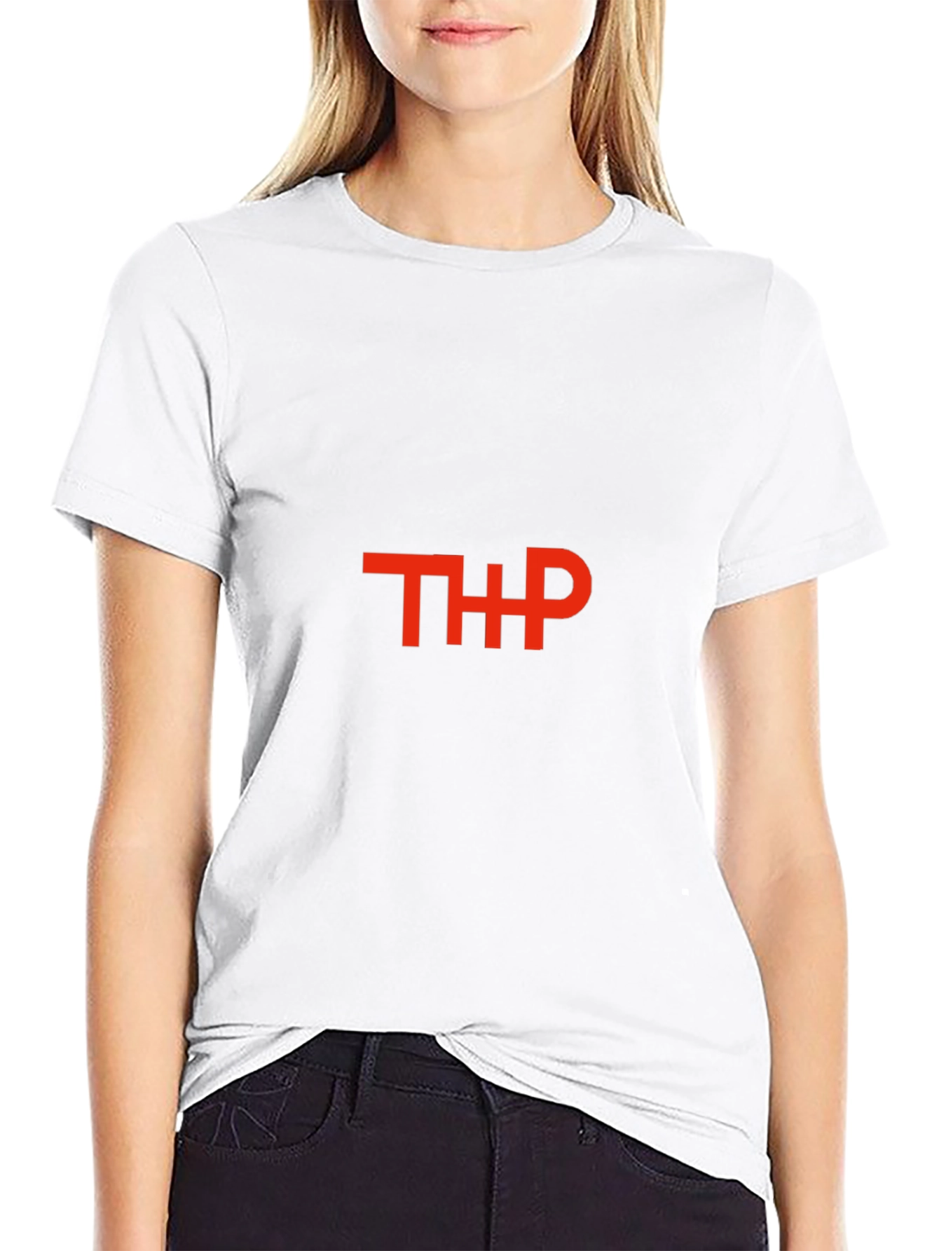THP Graphic Tee - Stylish Black Cotton T-Shirt