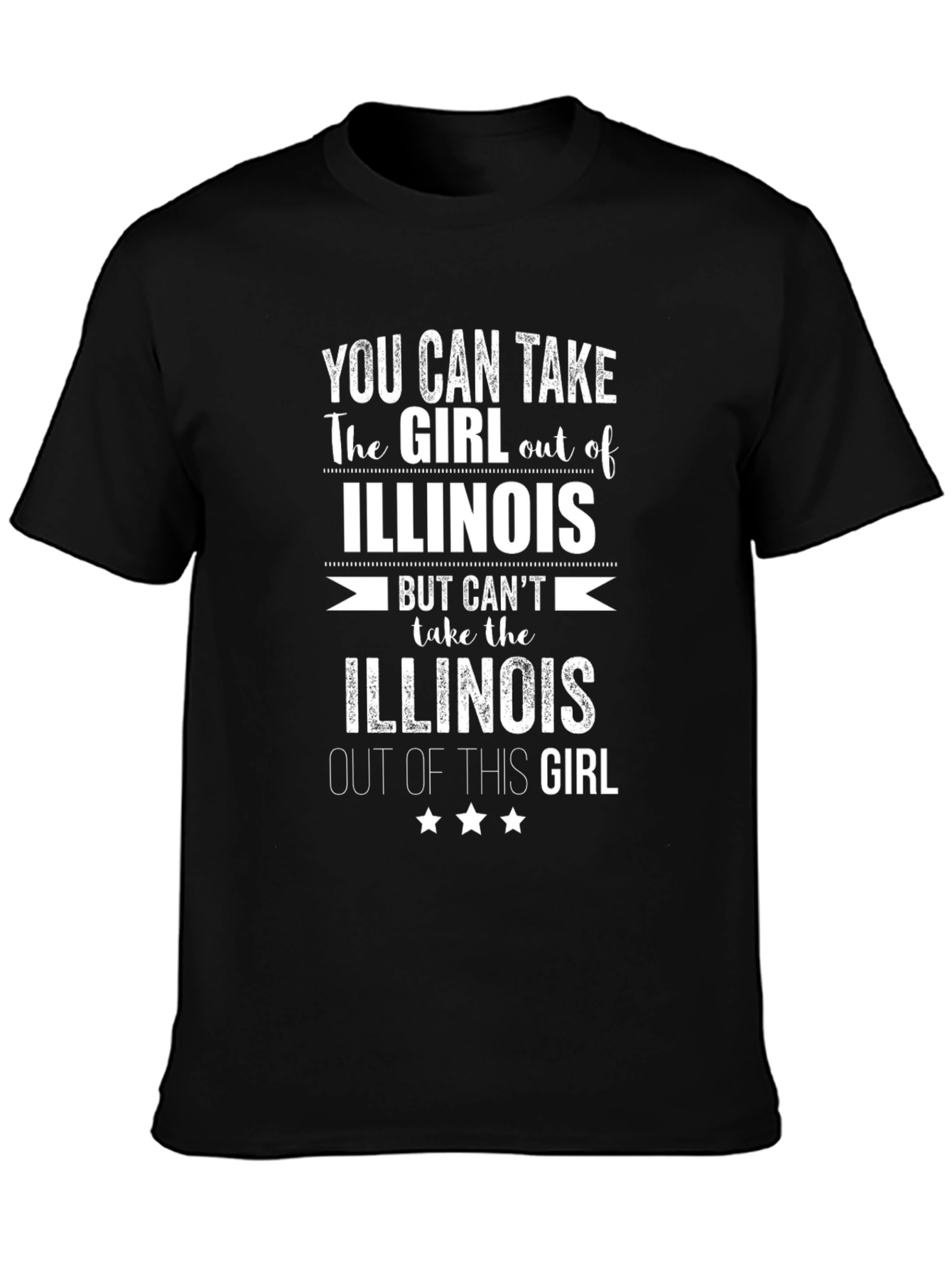 Illinois Girl T-Shirt - Novelty State Pride Tee